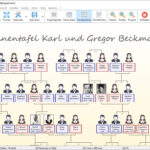 In der Druckvorschau für Tafeln lassen sich all Details noch mal prüfen. Man kann auch noch Optionen prüfen, das Format (bzw. die Gesamtgröße) der Tafel einstellen oder auch die Tafel in diversen Formaten speichern. Druckt man die Tafel auf den eigenen Drucker, dann werden einzelne Seiten zum Zusammenkleben (mit überlappenden Bereichen) gedruckt.