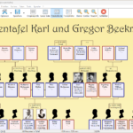 In der Druckvorschau für Tafeln lassen sich all Details noch mal prüfen. Man kann auch noch Optionen prüfen, das Format (bzw. die Gesamtgröße) der Tafel einstellen oder auch die Tafel in diversen Formaten speichern. Druckt man die Tafel auf den eigenen Drucker, dann werden einzelne Seiten zum Zusammenkleben (mit überlappenden Bereichen) gedruckt.