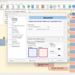 Im Dialog zum Erstellen einer Tafel, kann man die Personenrahmen, Schriftarten und zu druckende Daten auswählen.