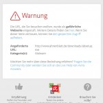 Malware Warnung beim Downloadversuch